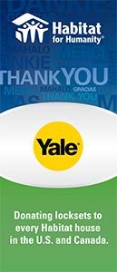 Yale Vertical Recognition Banner